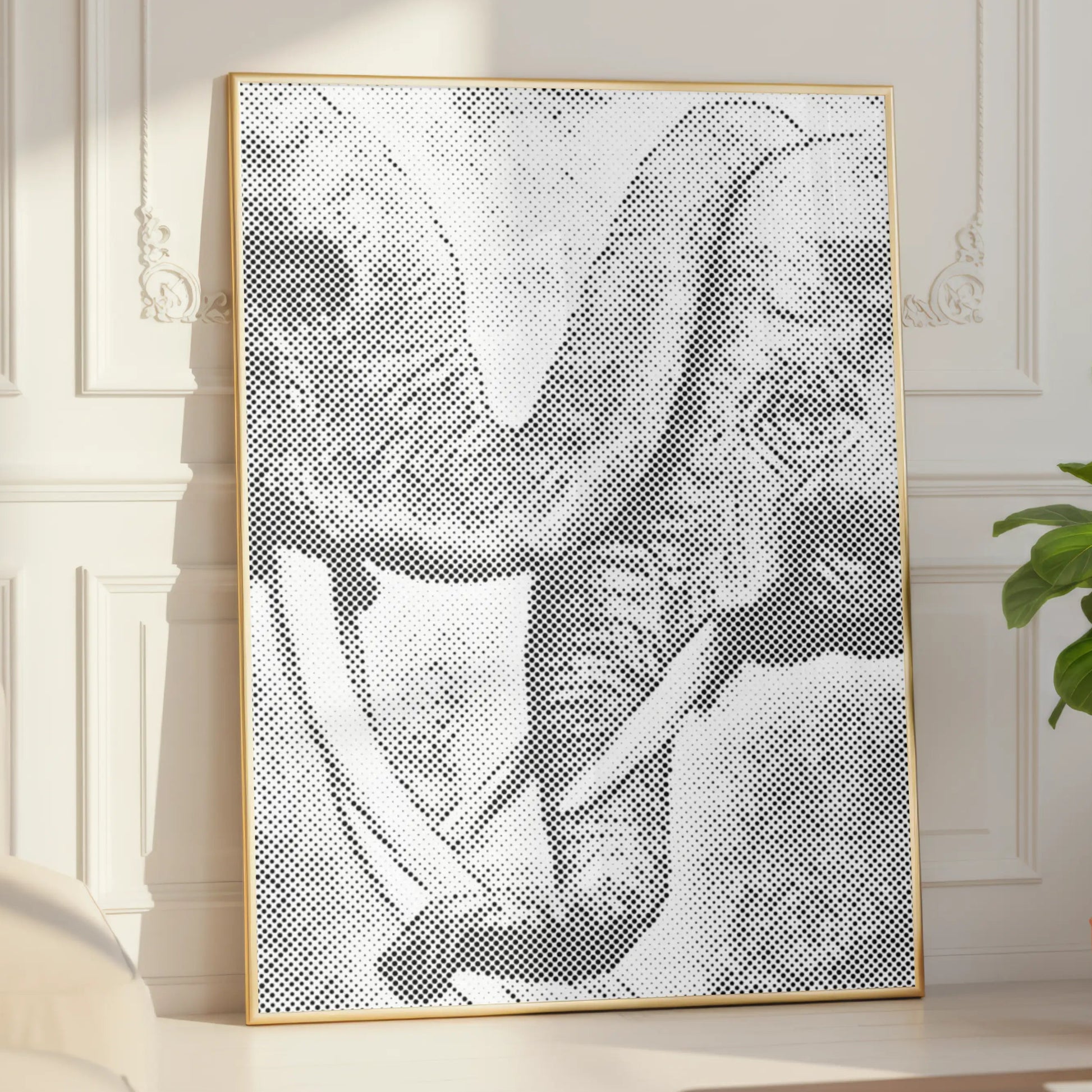 Two Elephants with Intertwined Trunks | Dot Painting Kit