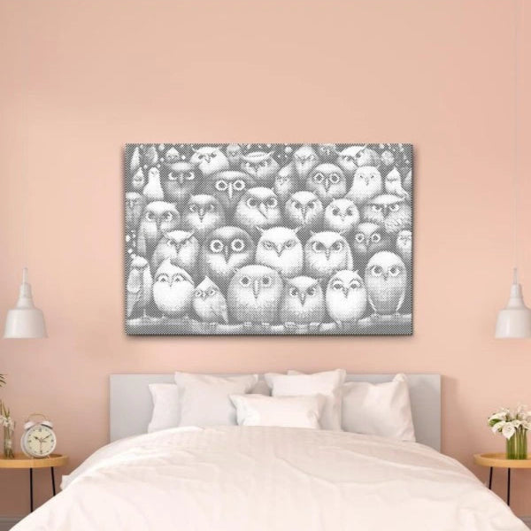 Birds Birds Birds | Dot Painting Kit finished dot painting artwork