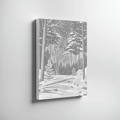 Winter Forest in Snow | Dot Painting Kit