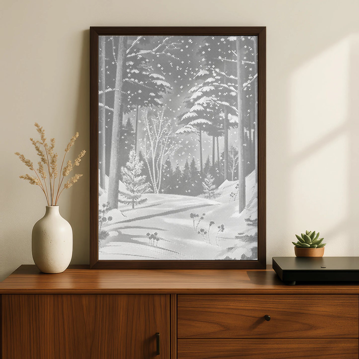Winter Forest in Snow | Dot Painting Kit