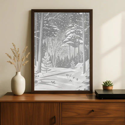 Winter Forest in Snow | Dot Painting Kit