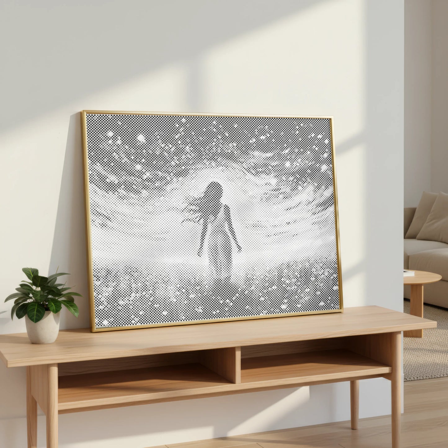 Woman in a Night Sky Light Field | Dot Painting Kit