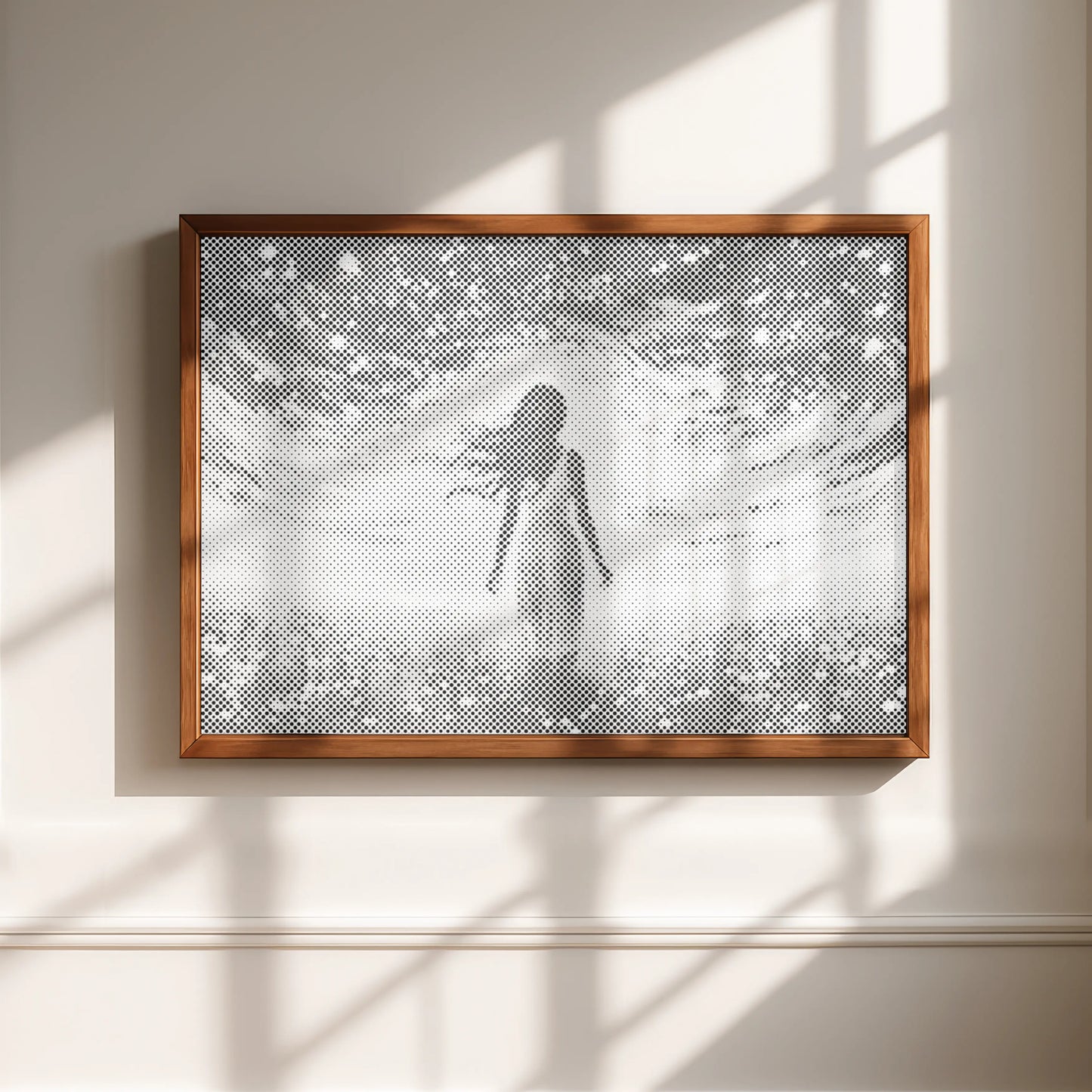 Woman in a Night Sky Light Field | Dot Painting Kit
