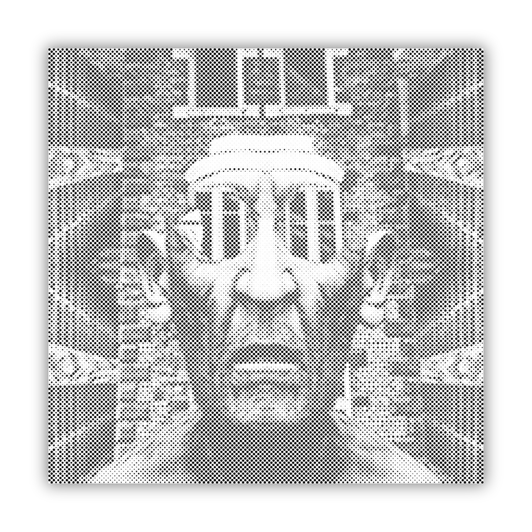 Fearsome Man | Dot Painting Kit finished dot painting artwork