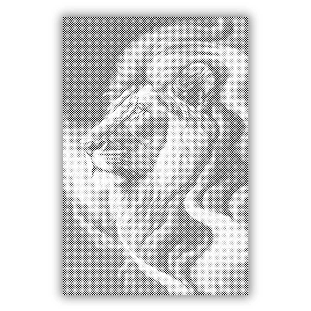 Majestic Lion | Dot Painting Kit finished dot painting artwork