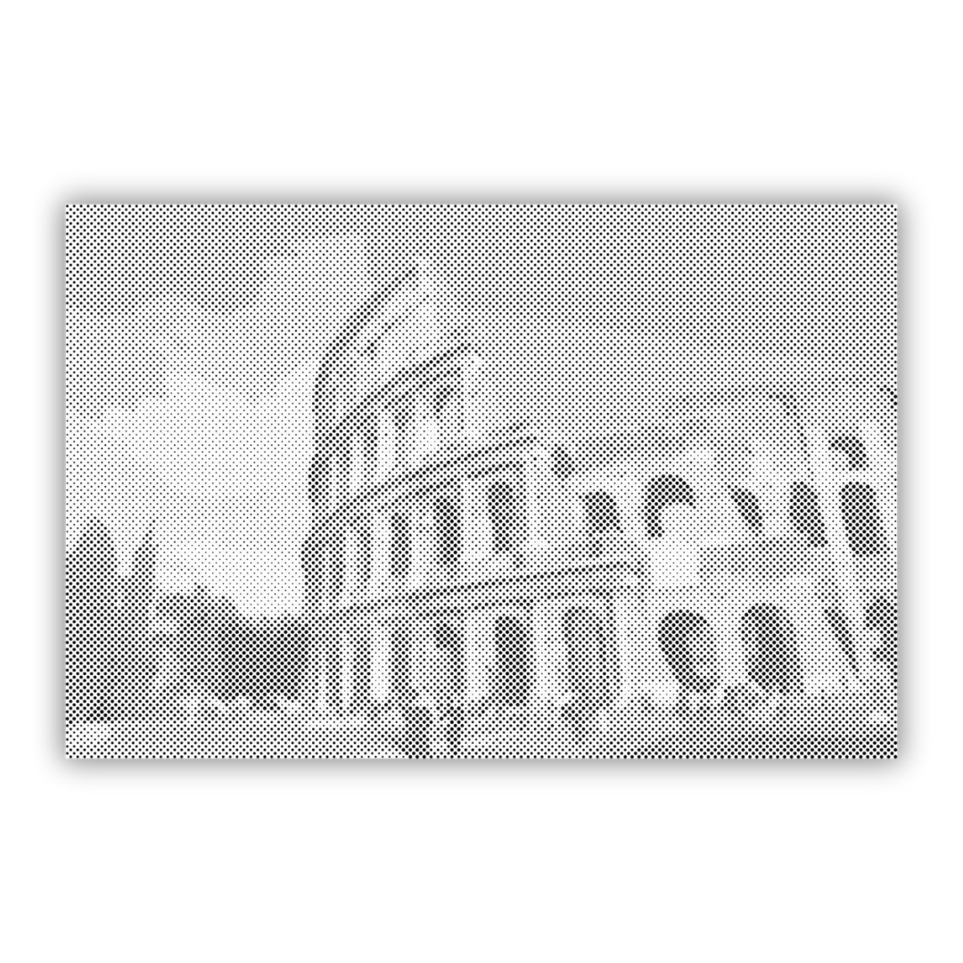 Colosseum Rome | Dot Painting Kit finished dot painting artwork