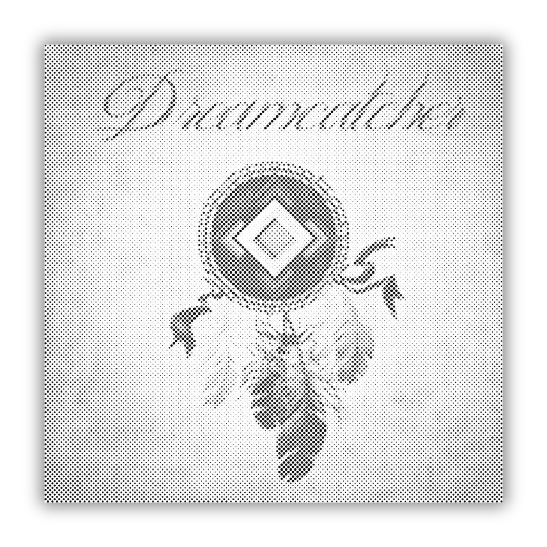 Traumfänger mit Federn Dot Painting – Dein Kunstwerk, Punkt für Punkt